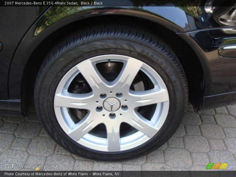 Black / Black 2007 Mercedes-Benz E 350 4Matic Sedan