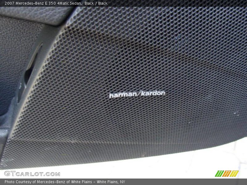 Black / Black 2007 Mercedes-Benz E 350 4Matic Sedan