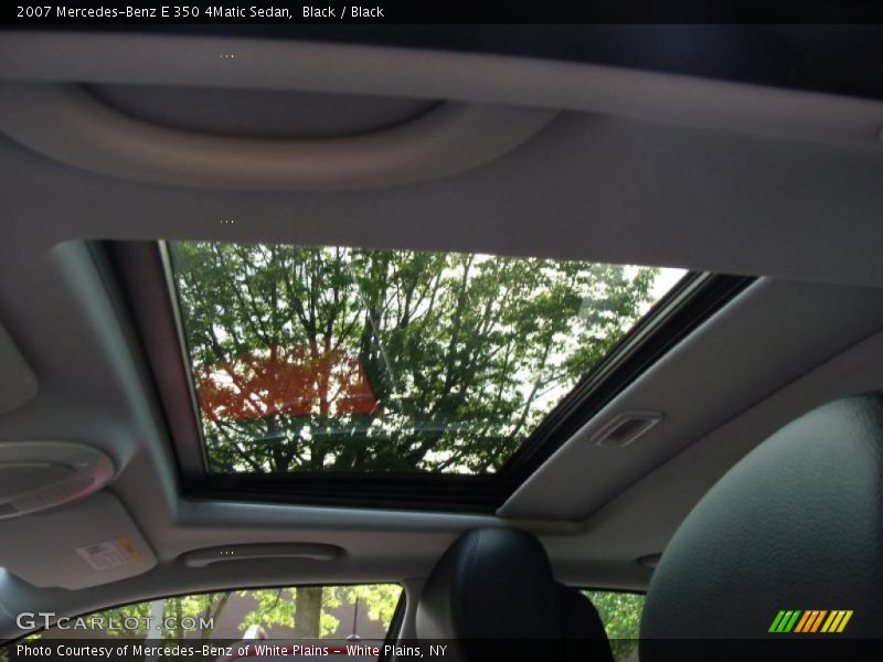 Black / Black 2007 Mercedes-Benz E 350 4Matic Sedan