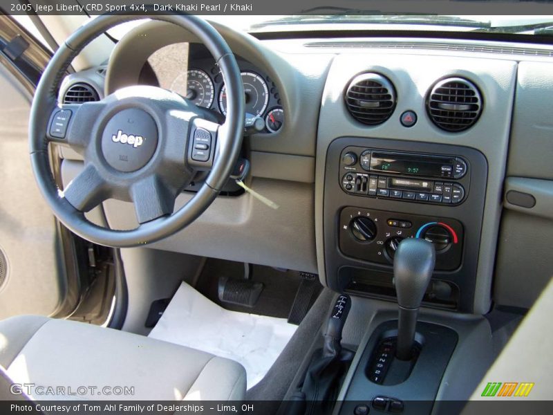 Dark Khaki Pearl / Khaki 2005 Jeep Liberty CRD Sport 4x4
