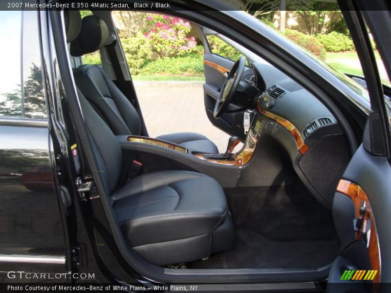 Black / Black 2007 Mercedes-Benz E 350 4Matic Sedan