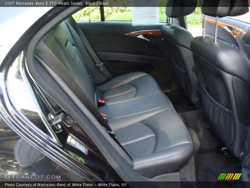 Black / Black 2007 Mercedes-Benz E 350 4Matic Sedan