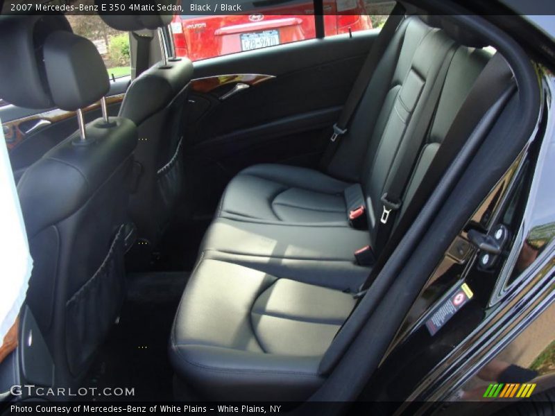 Black / Black 2007 Mercedes-Benz E 350 4Matic Sedan