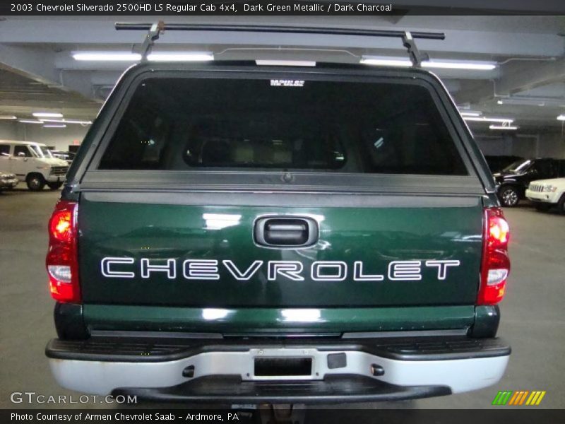 Dark Green Metallic / Dark Charcoal 2003 Chevrolet Silverado 2500HD LS Regular Cab 4x4