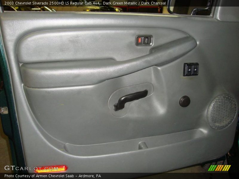 Dark Green Metallic / Dark Charcoal 2003 Chevrolet Silverado 2500HD LS Regular Cab 4x4