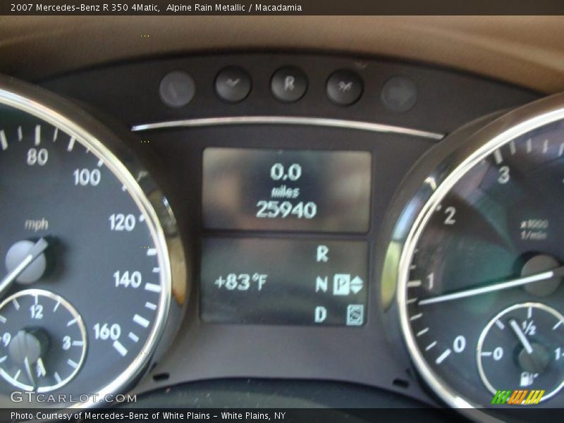 Alpine Rain Metallic / Macadamia 2007 Mercedes-Benz R 350 4Matic