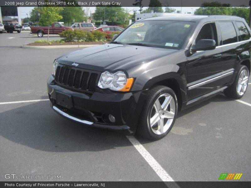 Black / Dark Slate Gray 2008 Jeep Grand Cherokee SRT8 4x4