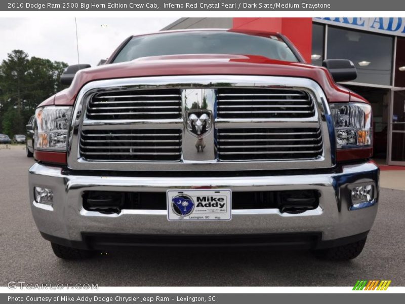 Inferno Red Crystal Pearl / Dark Slate/Medium Graystone 2010 Dodge Ram 2500 Big Horn Edition Crew Cab