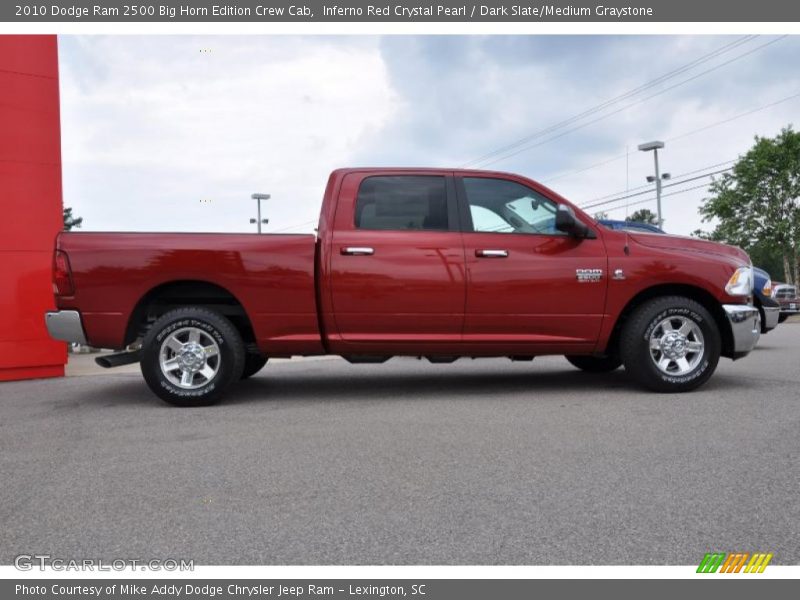 Inferno Red Crystal Pearl / Dark Slate/Medium Graystone 2010 Dodge Ram 2500 Big Horn Edition Crew Cab
