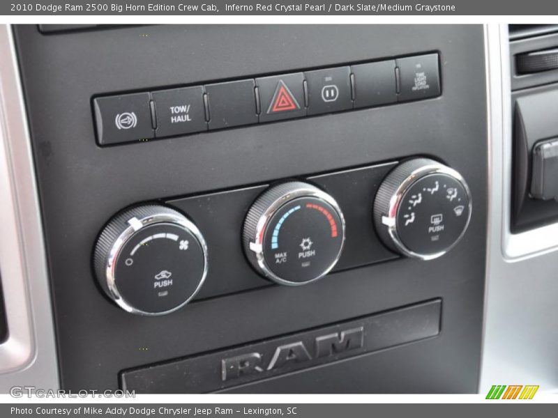 Inferno Red Crystal Pearl / Dark Slate/Medium Graystone 2010 Dodge Ram 2500 Big Horn Edition Crew Cab