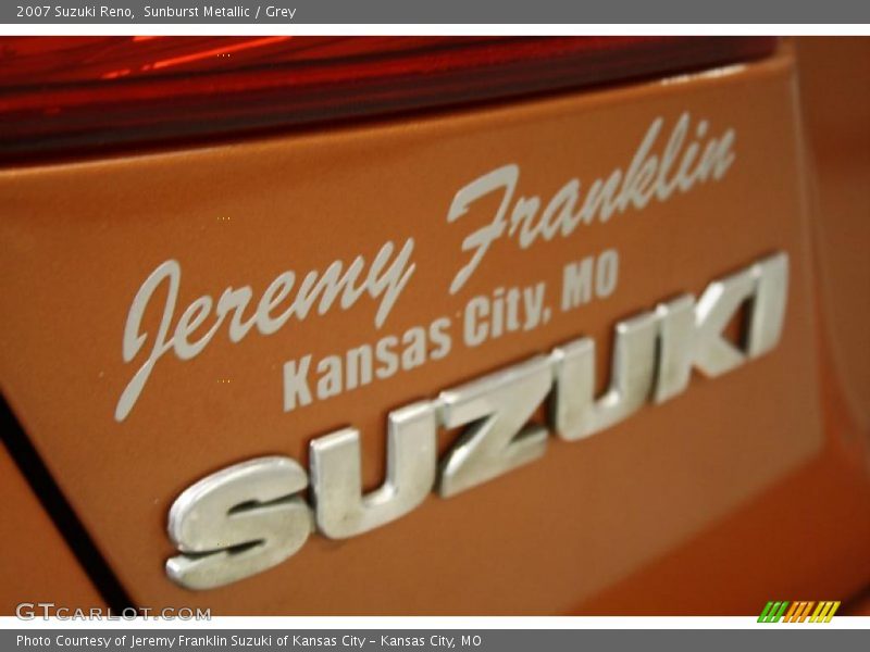 Sunburst Metallic / Grey 2007 Suzuki Reno