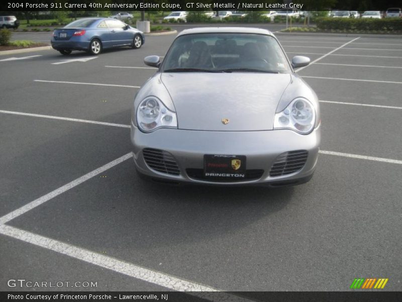 GT Silver Metallic / Natural Leather Grey 2004 Porsche 911 Carrera 40th Anniversary Edition Coupe