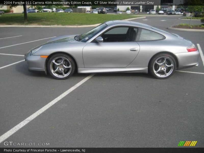 GT Silver Metallic / Natural Leather Grey 2004 Porsche 911 Carrera 40th Anniversary Edition Coupe