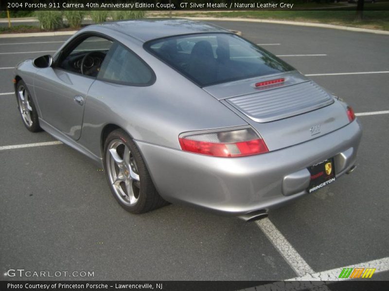 GT Silver Metallic / Natural Leather Grey 2004 Porsche 911 Carrera 40th Anniversary Edition Coupe