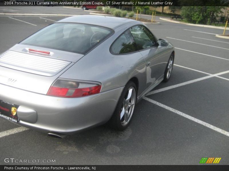 GT Silver Metallic / Natural Leather Grey 2004 Porsche 911 Carrera 40th Anniversary Edition Coupe