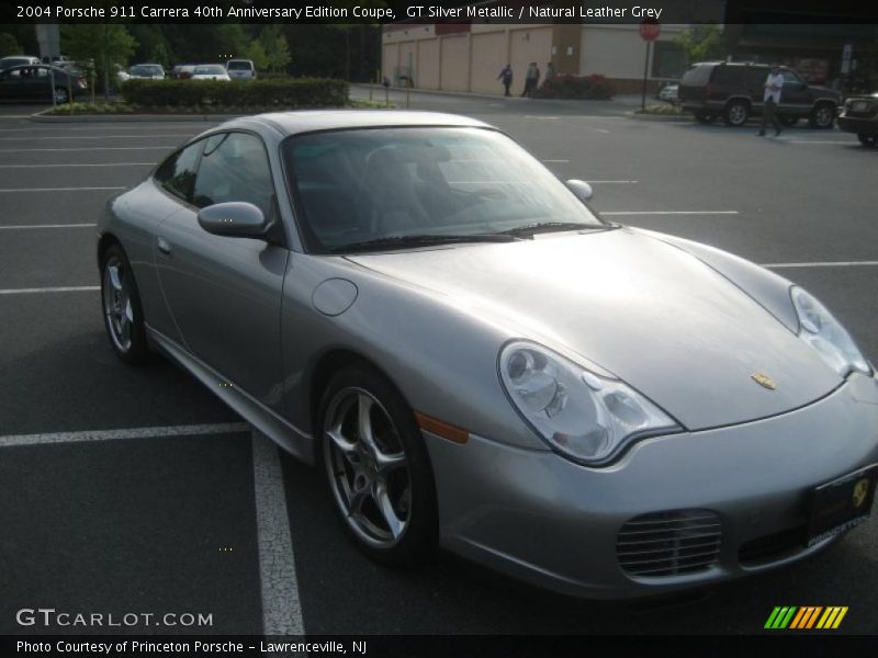 GT Silver Metallic / Natural Leather Grey 2004 Porsche 911 Carrera 40th Anniversary Edition Coupe