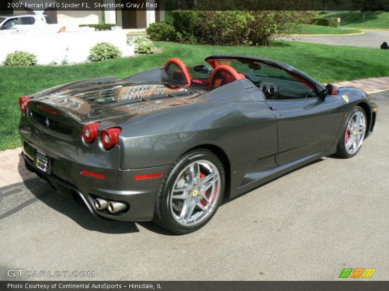 Silverstone Gray / Red 2007 Ferrari F430 Spider F1