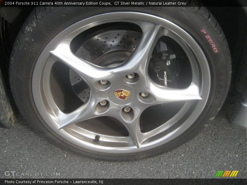 GT Silver Metallic / Natural Leather Grey 2004 Porsche 911 Carrera 40th Anniversary Edition Coupe