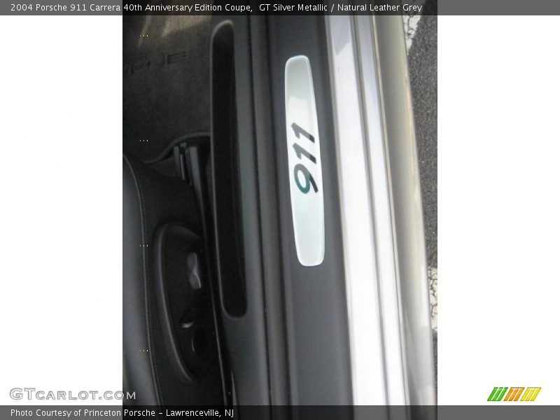 GT Silver Metallic / Natural Leather Grey 2004 Porsche 911 Carrera 40th Anniversary Edition Coupe