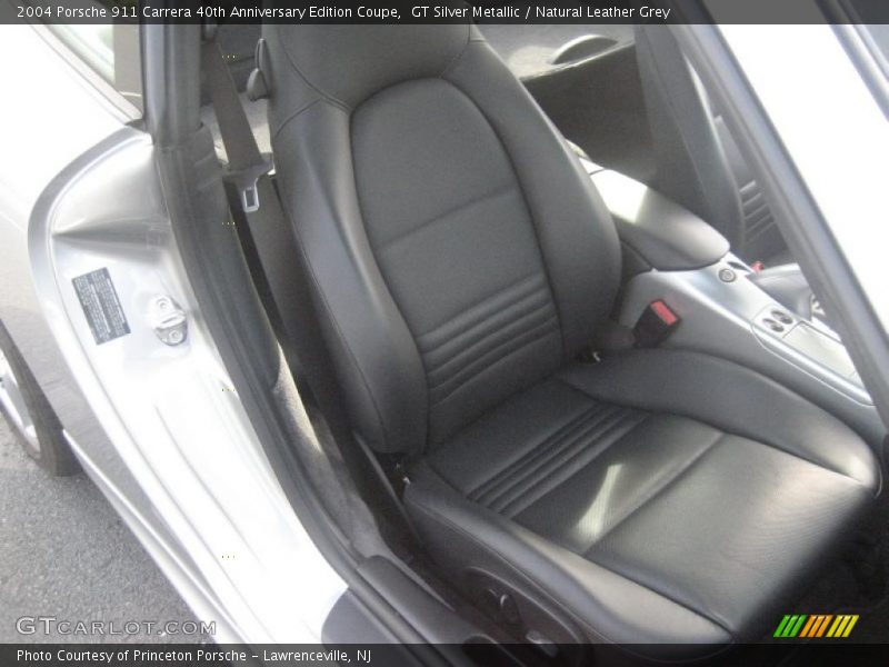 GT Silver Metallic / Natural Leather Grey 2004 Porsche 911 Carrera 40th Anniversary Edition Coupe