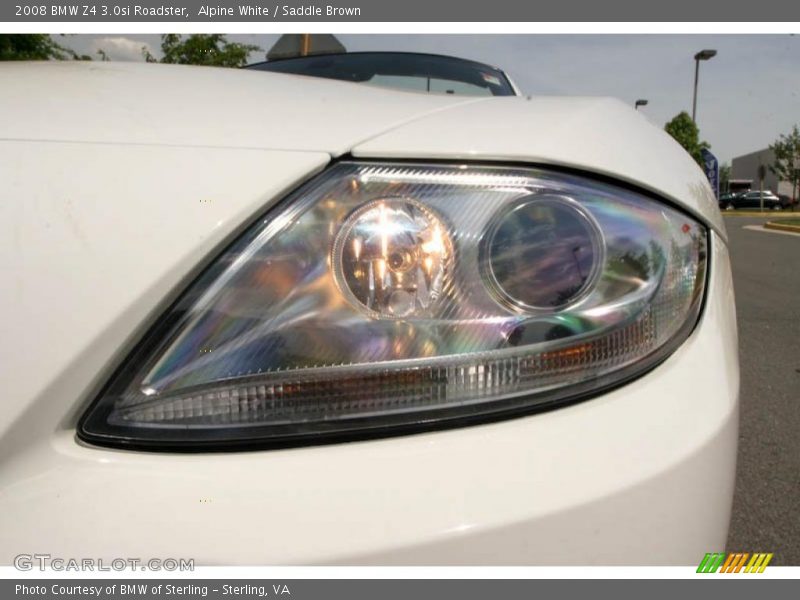 Alpine White / Saddle Brown 2008 BMW Z4 3.0si Roadster