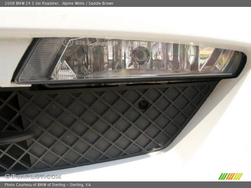 Alpine White / Saddle Brown 2008 BMW Z4 3.0si Roadster