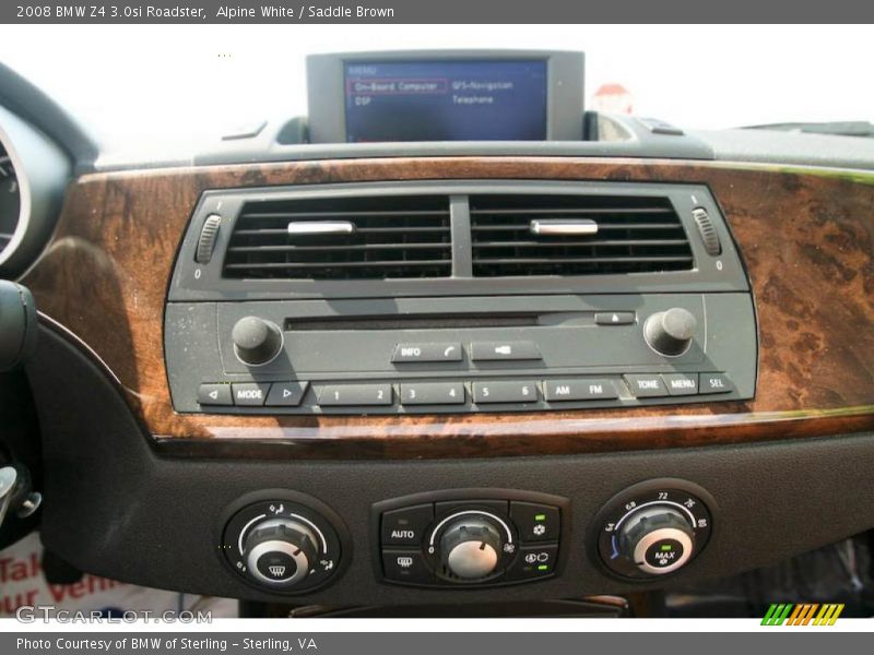 Alpine White / Saddle Brown 2008 BMW Z4 3.0si Roadster