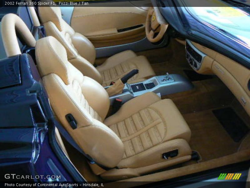 Pozzi Blue / Tan 2002 Ferrari 360 Spider F1