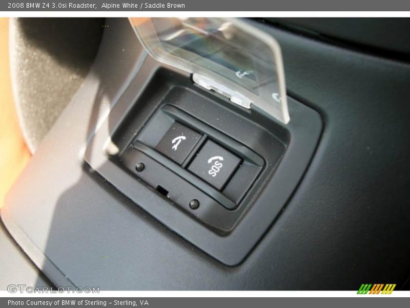 Alpine White / Saddle Brown 2008 BMW Z4 3.0si Roadster