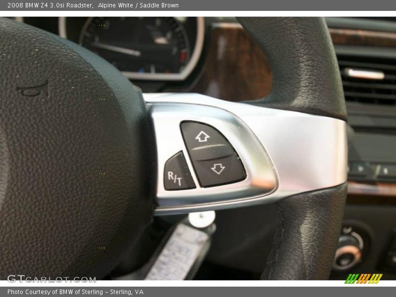 Alpine White / Saddle Brown 2008 BMW Z4 3.0si Roadster