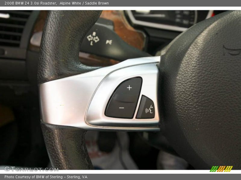 Alpine White / Saddle Brown 2008 BMW Z4 3.0si Roadster
