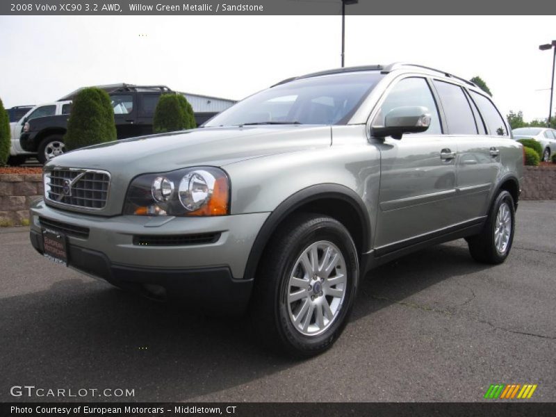 Willow Green Metallic / Sandstone 2008 Volvo XC90 3.2 AWD