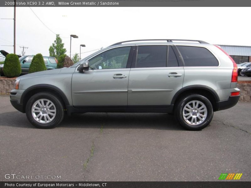 Willow Green Metallic / Sandstone 2008 Volvo XC90 3.2 AWD