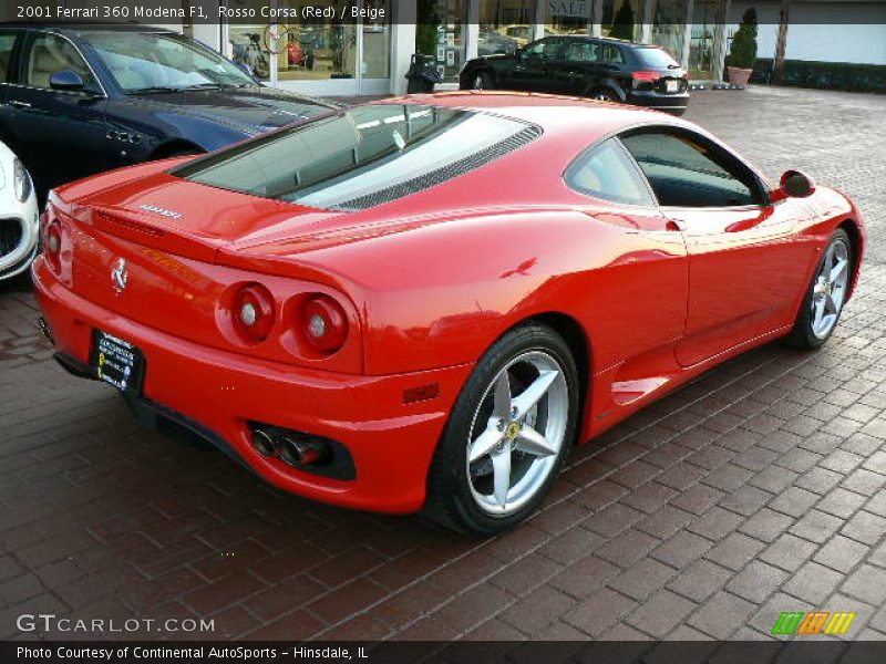 Rosso Corsa (Red) / Beige 2001 Ferrari 360 Modena F1