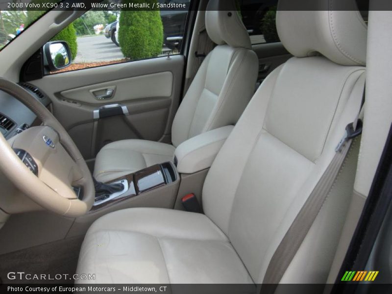 Willow Green Metallic / Sandstone 2008 Volvo XC90 3.2 AWD