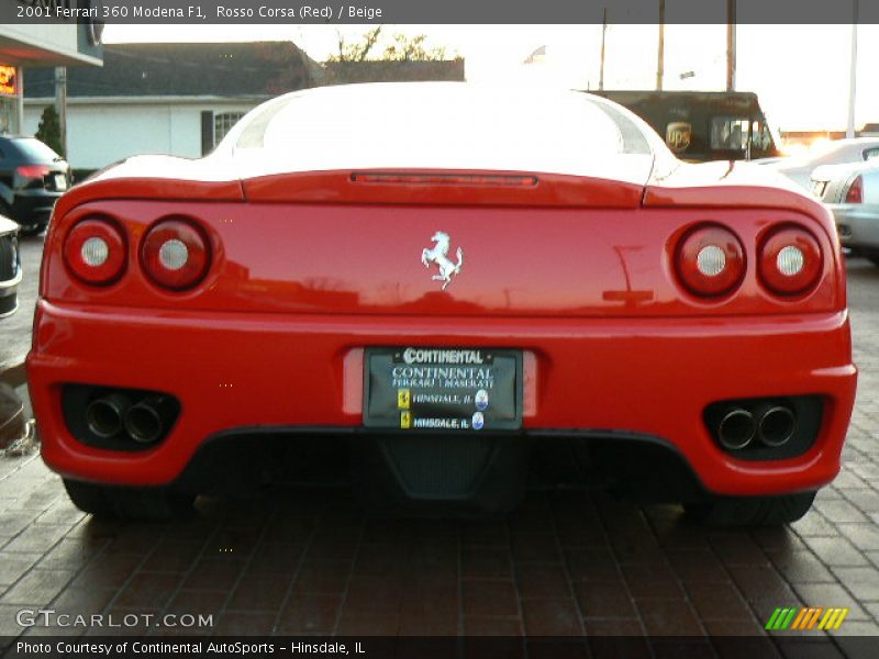 Rosso Corsa (Red) / Beige 2001 Ferrari 360 Modena F1