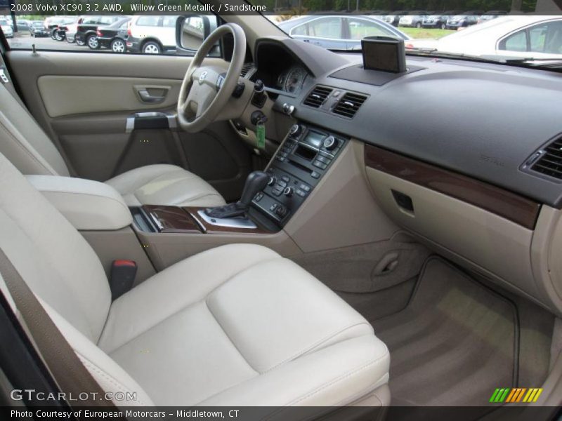 Willow Green Metallic / Sandstone 2008 Volvo XC90 3.2 AWD