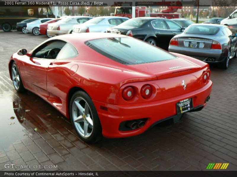 Rosso Corsa (Red) / Beige 2001 Ferrari 360 Modena F1