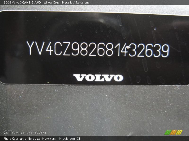 Willow Green Metallic / Sandstone 2008 Volvo XC90 3.2 AWD