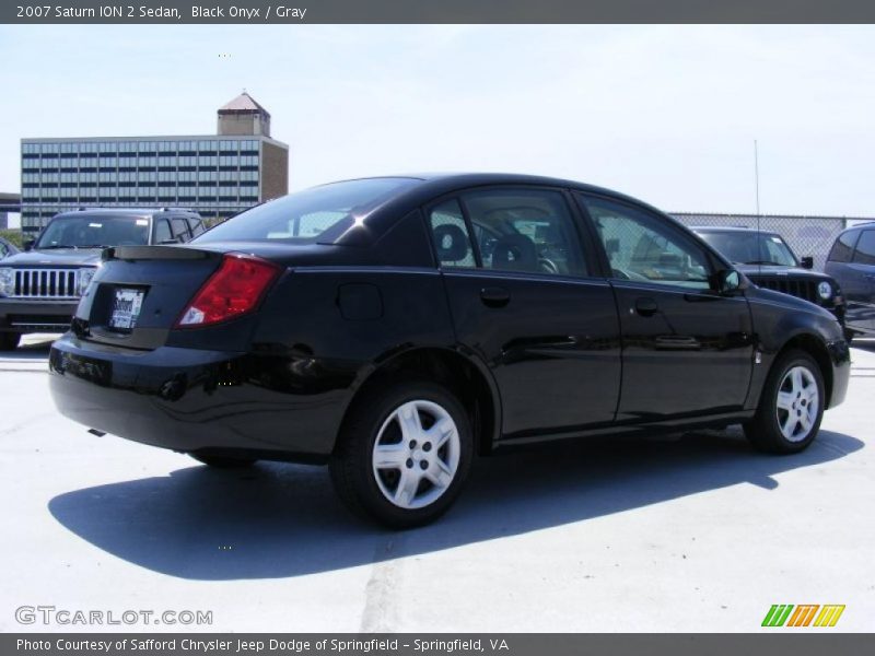Black Onyx / Gray 2007 Saturn ION 2 Sedan