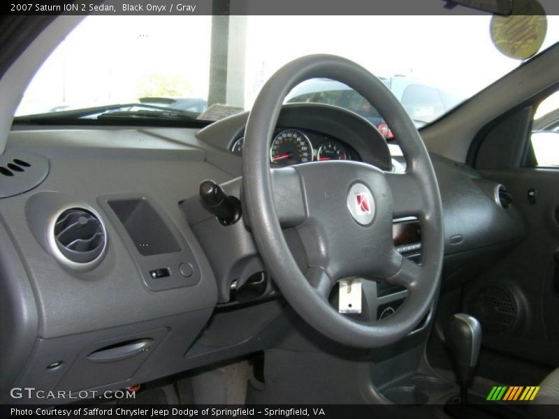 Black Onyx / Gray 2007 Saturn ION 2 Sedan