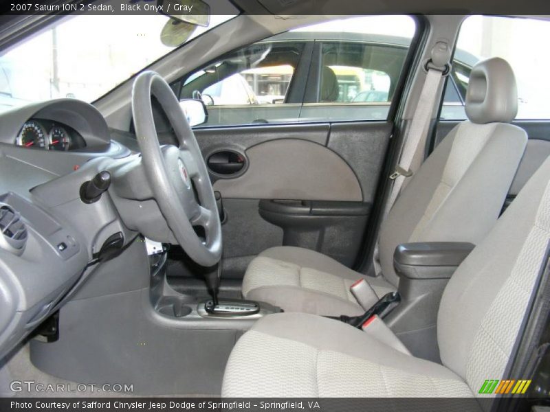 Black Onyx / Gray 2007 Saturn ION 2 Sedan