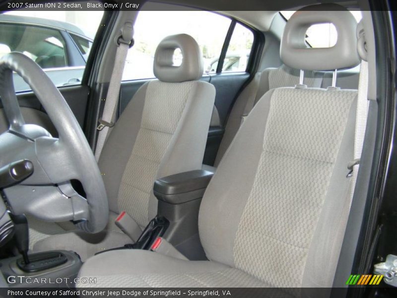 Black Onyx / Gray 2007 Saturn ION 2 Sedan