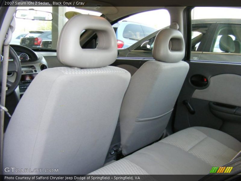 Black Onyx / Gray 2007 Saturn ION 2 Sedan