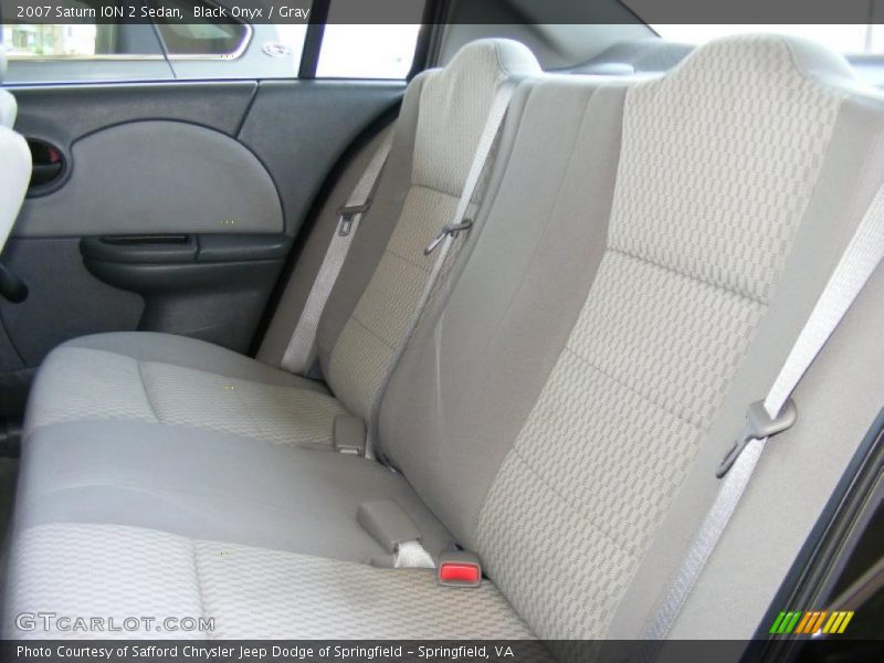 Black Onyx / Gray 2007 Saturn ION 2 Sedan