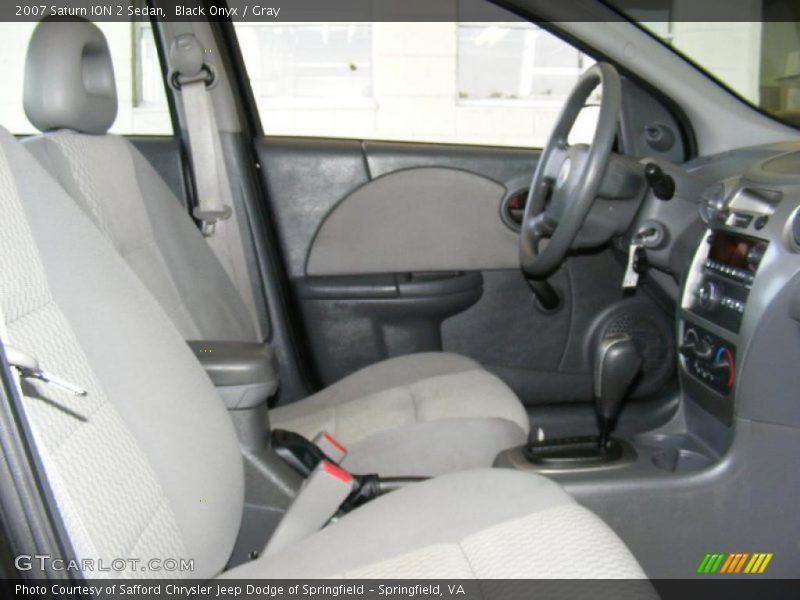 Black Onyx / Gray 2007 Saturn ION 2 Sedan