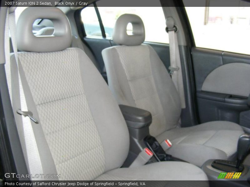 Black Onyx / Gray 2007 Saturn ION 2 Sedan