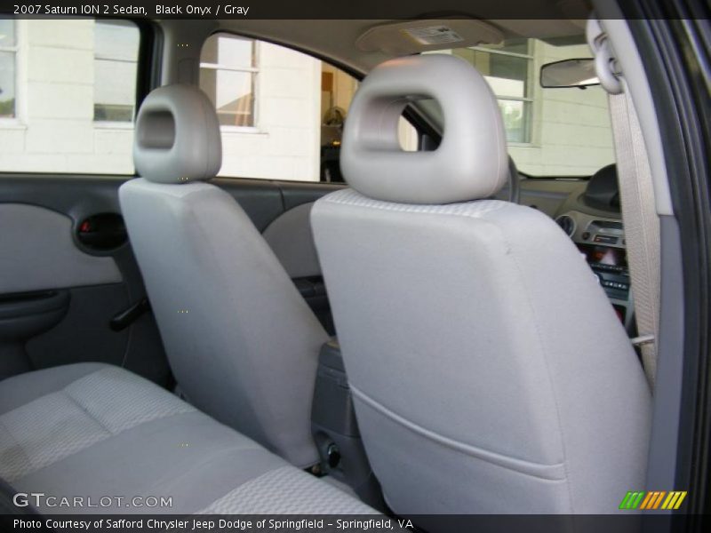 Black Onyx / Gray 2007 Saturn ION 2 Sedan