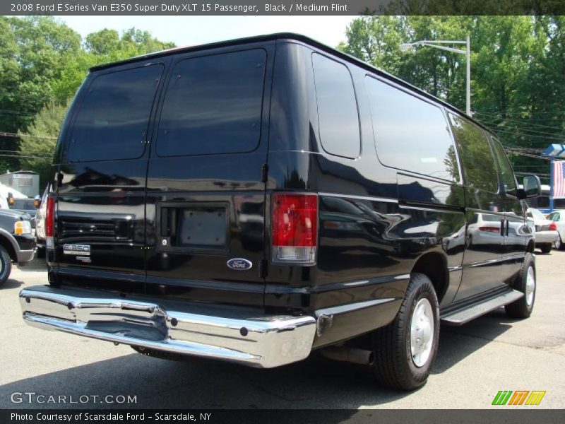 Black / Medium Flint 2008 Ford E Series Van E350 Super Duty XLT 15 Passenger