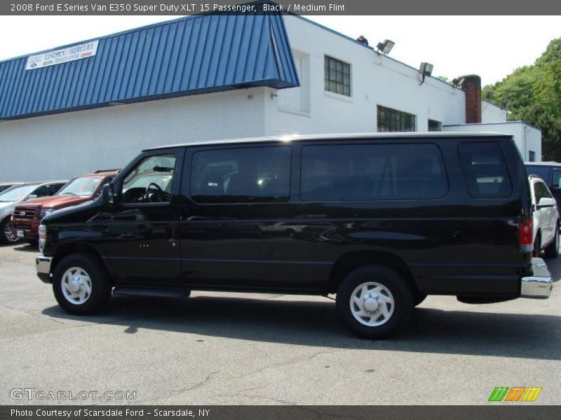 Black / Medium Flint 2008 Ford E Series Van E350 Super Duty XLT 15 Passenger
